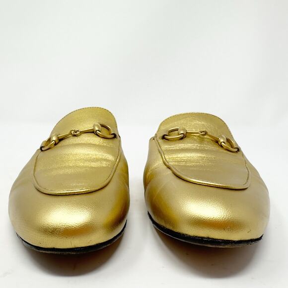 Gucci Princetown Leather Horsebit Mules Loafers 36.5 - Picture 3 of 11
